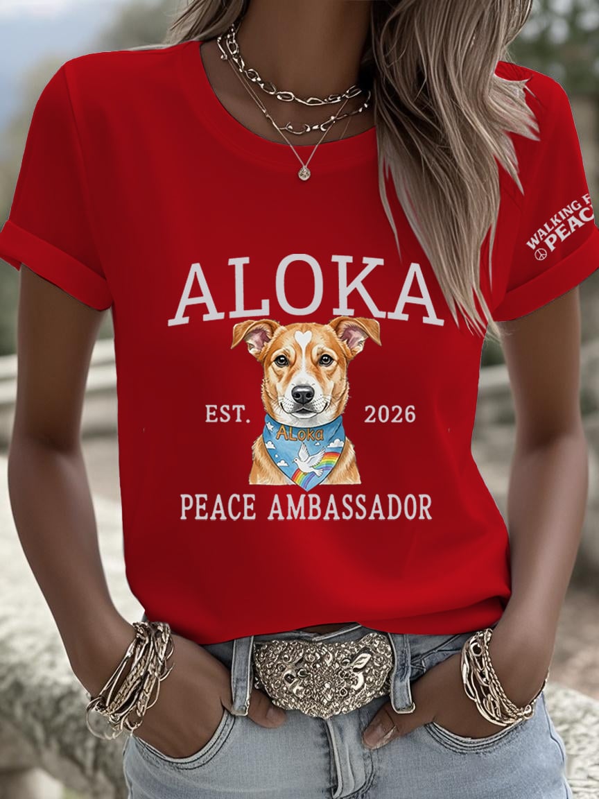 Women's Walk For Peace Art Print T-Shirt