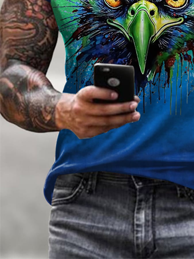 Men's Football Print T-shirt