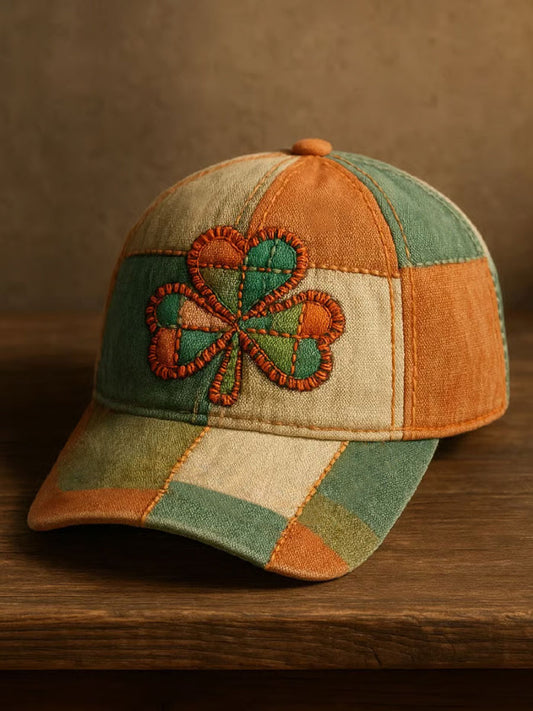 Unisex St Patrick's Day Shamrock Print Hat