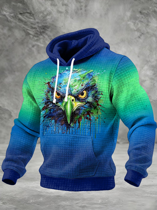 Men's Football Printed Hoodie