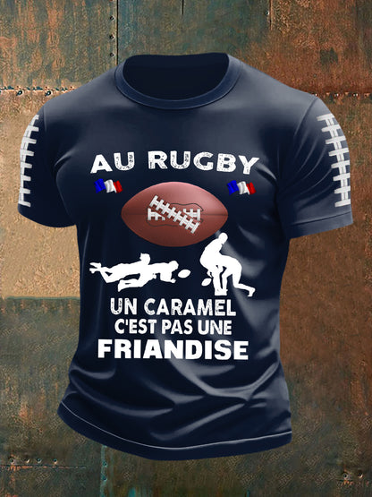 T-shirt à manches courtes Au Rugby Un Caramelo Homme