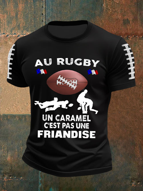 T-shirt à manches courtes Au Rugby Un Caramelo Homme